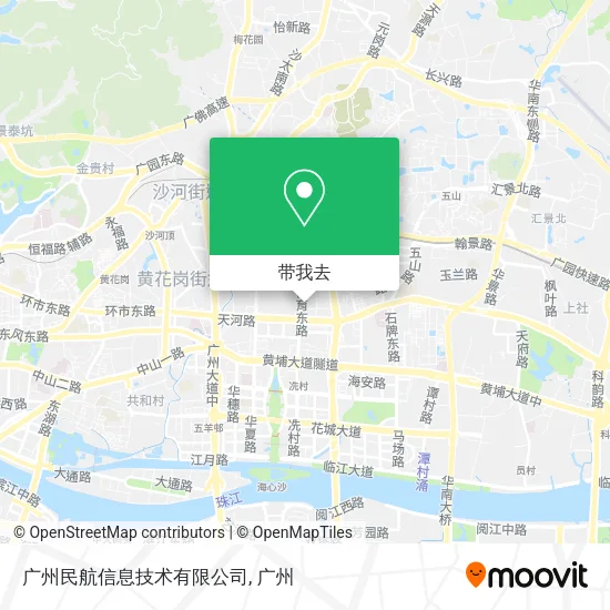 广州民航信息技术有限公司地图