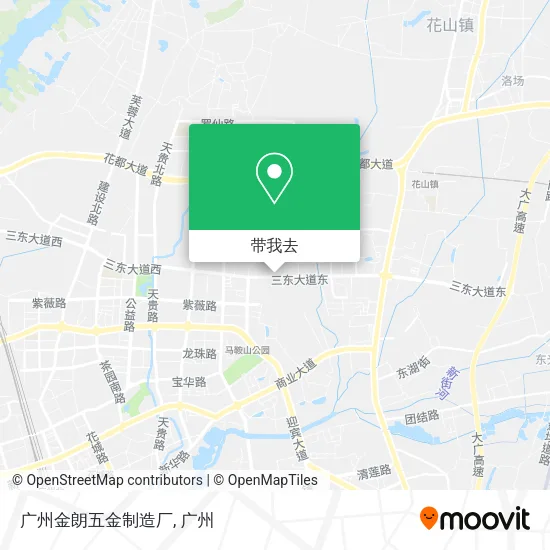 广州金朗五金制造厂地图
