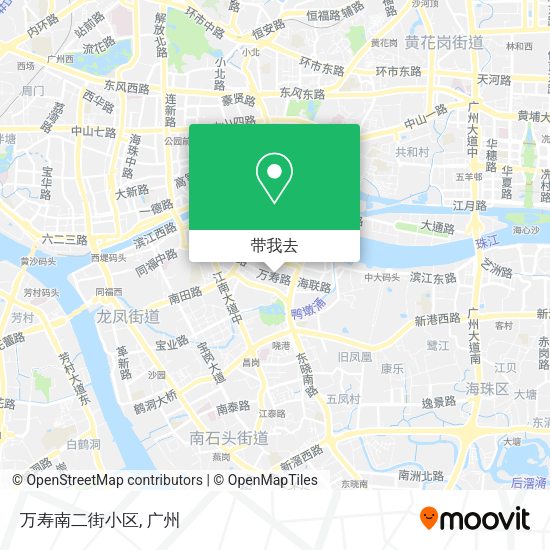 万寿南二街小区地图
