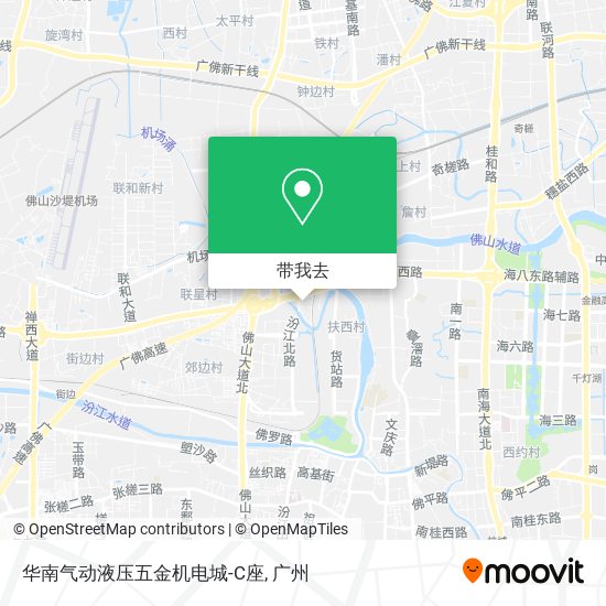华南气动液压五金机电城-C座地图