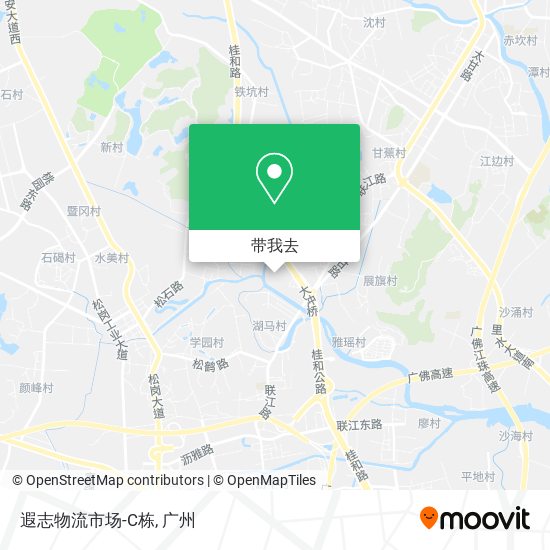 遐志物流市场-C栋地图