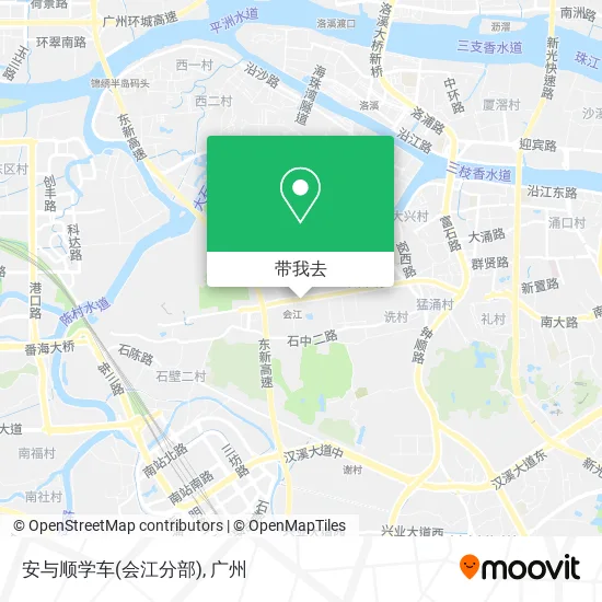 安与顺学车(会江分部)地图