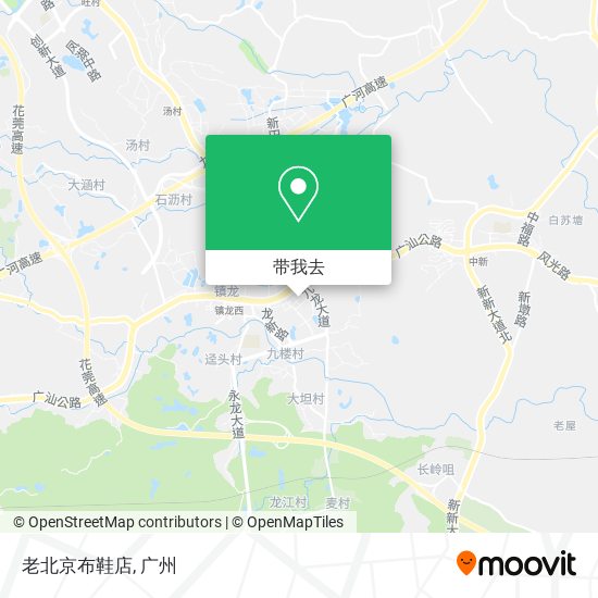 老北京布鞋店地图