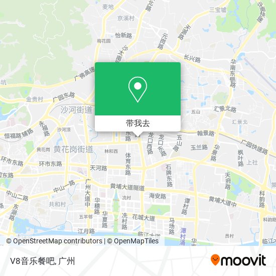 V8音乐餐吧地图