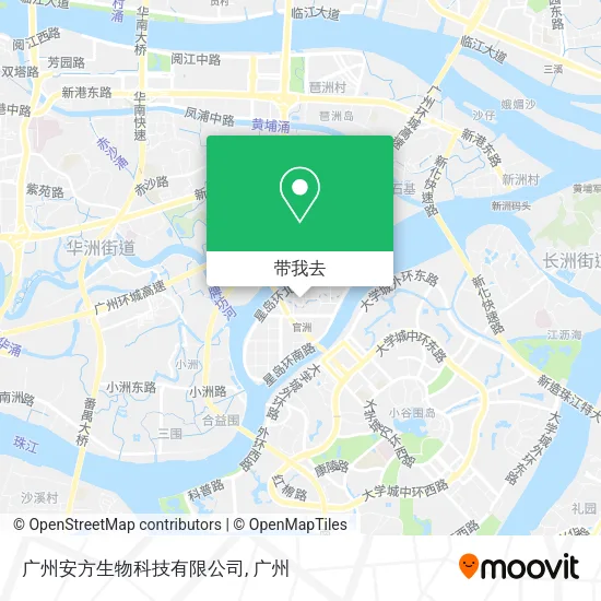 广州安方生物科技有限公司地图