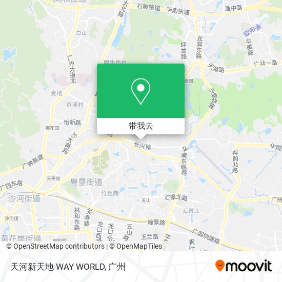 天河新天地 WAY WORLD地图