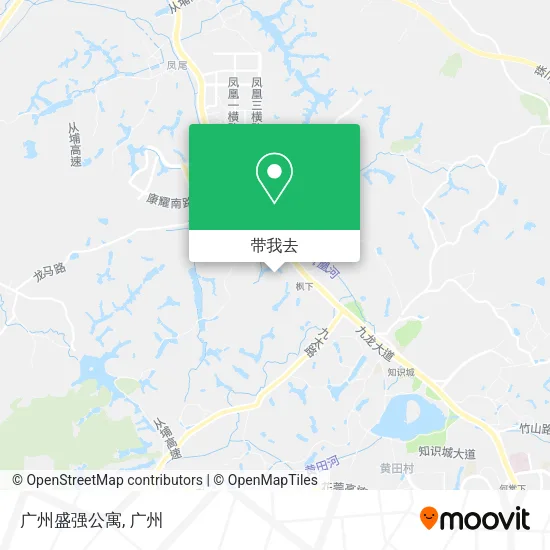 广州盛强公寓地图
