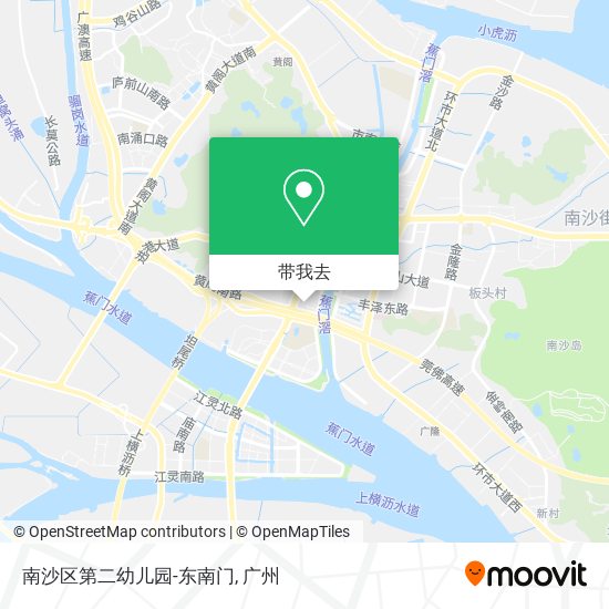 南沙区第二幼儿园-东南门地图