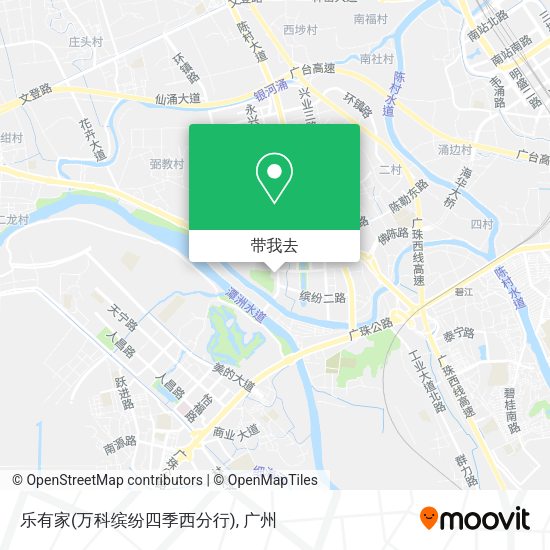 乐有家(万科缤纷四季西分行)地图