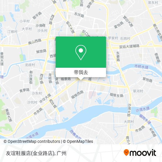 友谊鞋服店(金业路店)地图