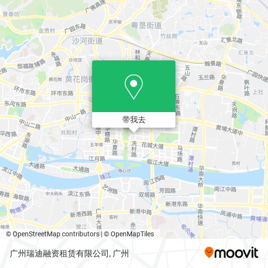 广州瑞迪融资租赁有限公司地图