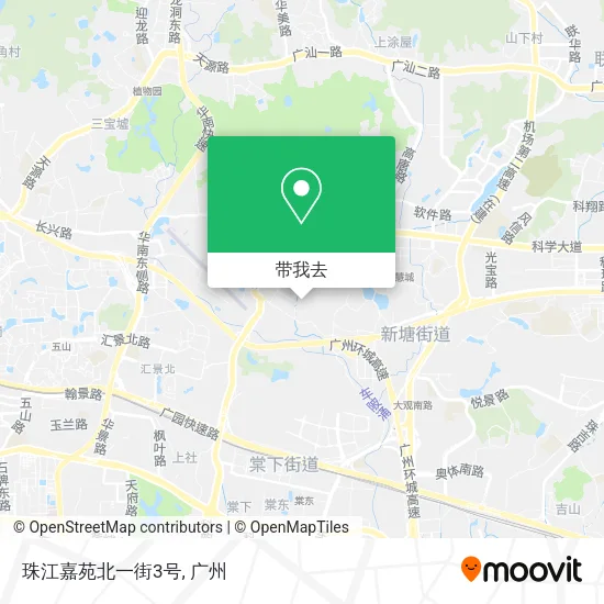 珠江嘉苑北一街3号地图