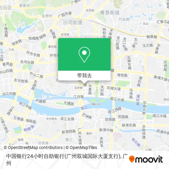 中国银行24小时自助银行(广州双城国际大厦支行)地图