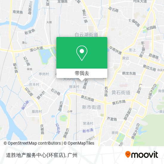 道胜地产服务中心(环窖店)地图