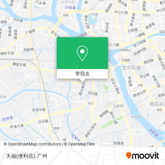 天福(便利店)地图