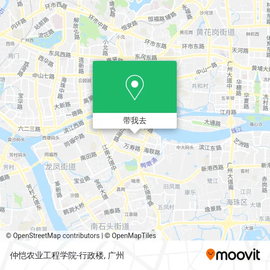 仲恺农业工程学院-行政楼地图