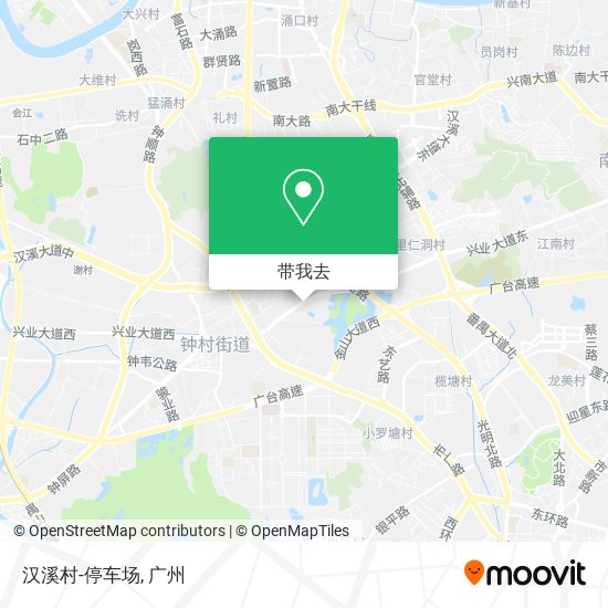 汉溪村-停车场地图