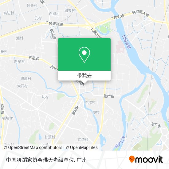 中国舞蹈家协会佛天考级单位地图