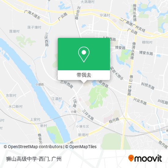 狮山高级中学-西门地图