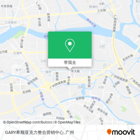 GARY希顺亚克力整合营销中心地图