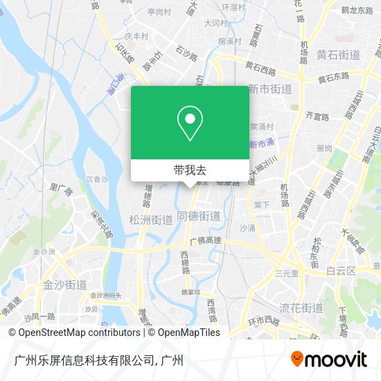 广州乐屏信息科技有限公司地图