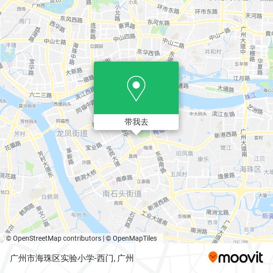 广州市海珠区实验小学-西门地图