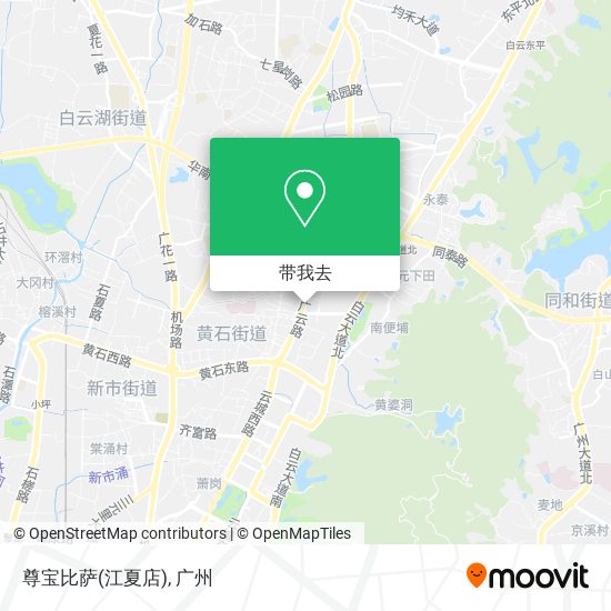 尊宝比萨(江夏店)地图