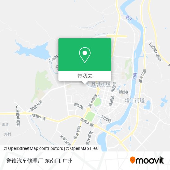 誉锋汽车修理厂-东南门地图