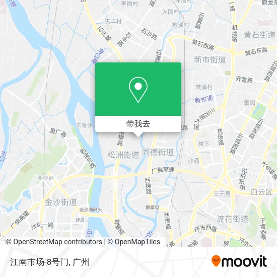 江南市场-8号门地图