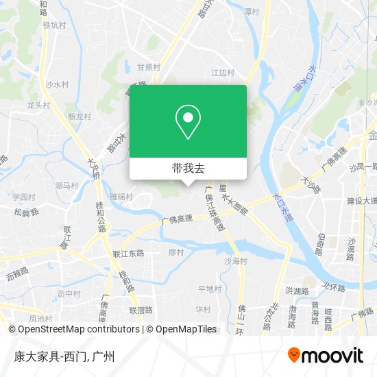 康大家具-西门地图