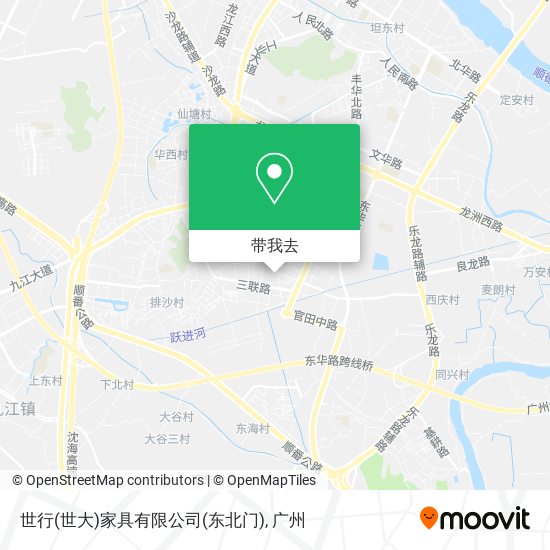 世行(世大)家具有限公司(东北门)地图