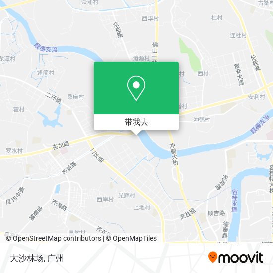大沙林场地图