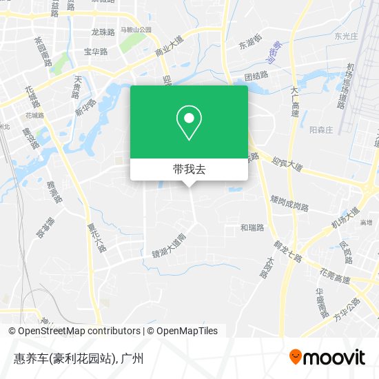 惠养车(豪利花园站)地图