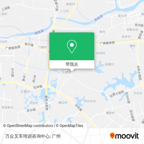 万众叉车培训咨询中心地图