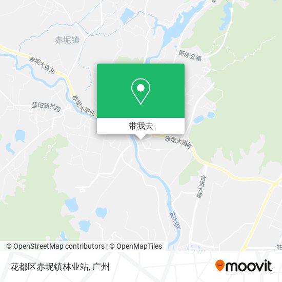 花都区赤坭镇林业站地图