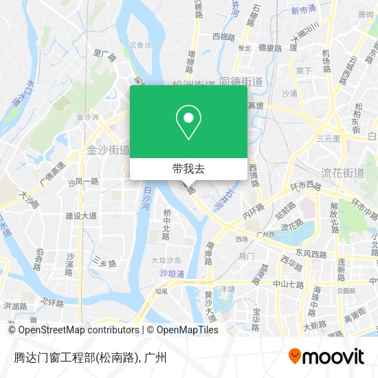腾达门窗工程部(松南路)地图