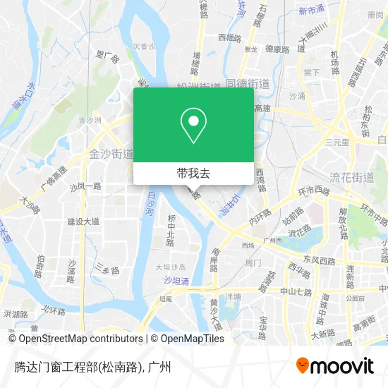 腾达门窗工程部(松南路)地图