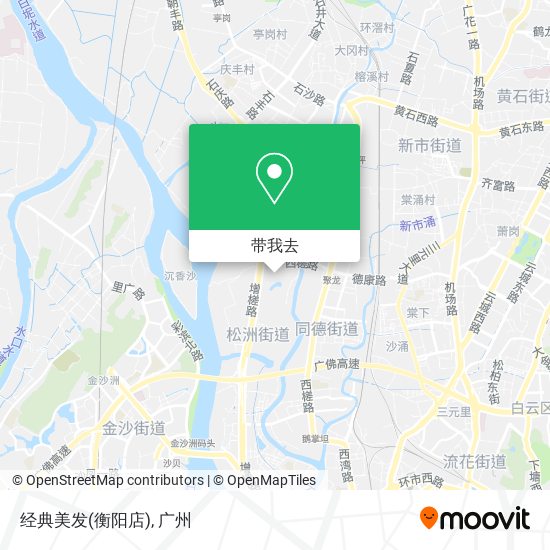 经典美发(衡阳店)地图