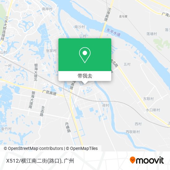 X512/横江南二街(路口)地图
