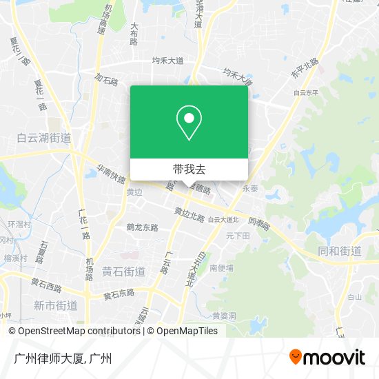 广州律师大厦地图
