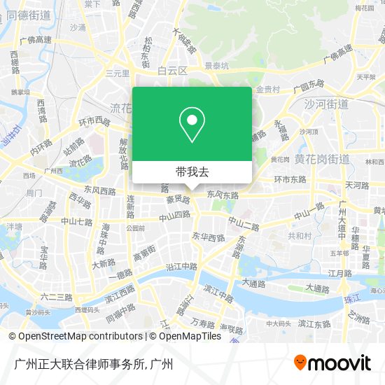 广州正大联合律师事务所地图