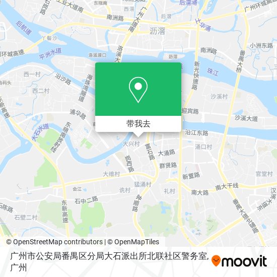 广州市公安局番禺区分局大石派出所北联社区警务室地图
