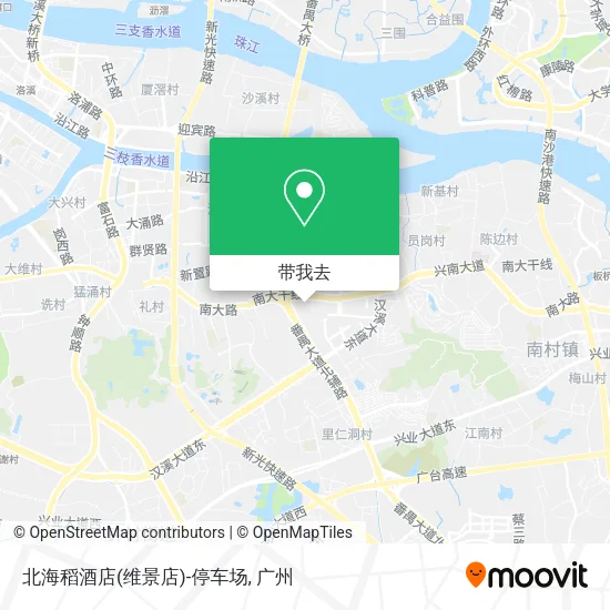 北海稻酒店(维景店)-停车场地图