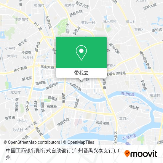 中国工商银行附行式自助银行(广州番禺兴泰支行)地图