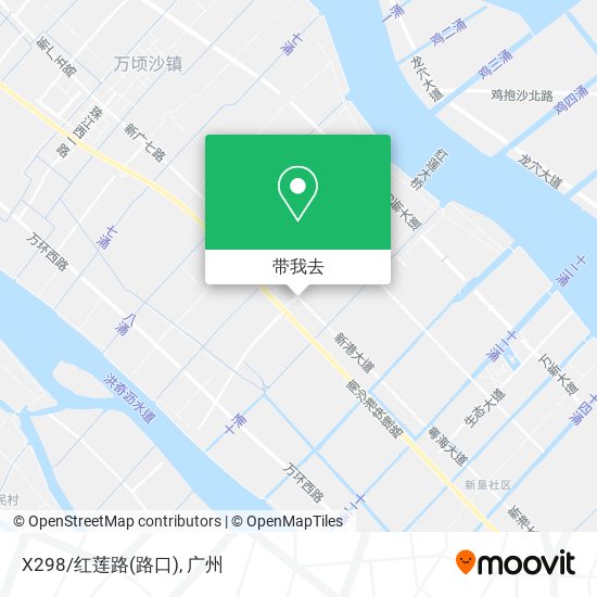 X298/红莲路(路口)地图