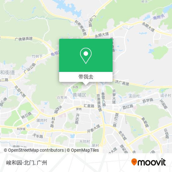 峻和园-北门地图