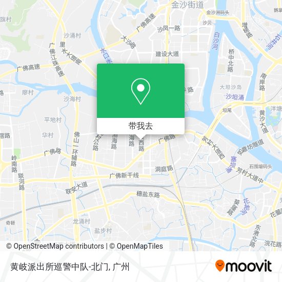 黄岐派出所巡警中队-北门地图