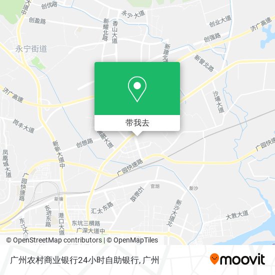 广州农村商业银行24小时自助银行地图