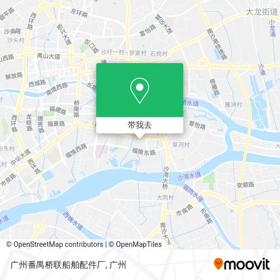 广州番禺桥联船舶配件厂地图