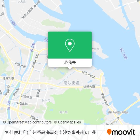 宜佳便利店(广州番禺海事处南沙办事处南)地图